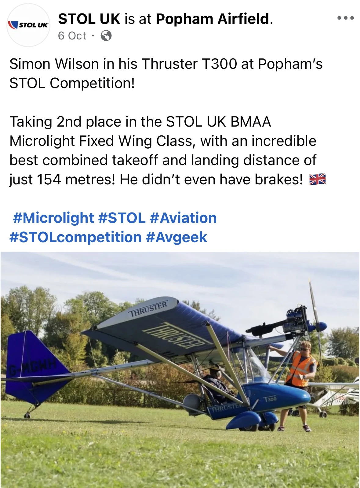 STOL UK social coverage